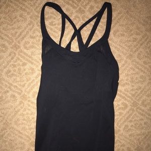 Black lululemon tank size 8